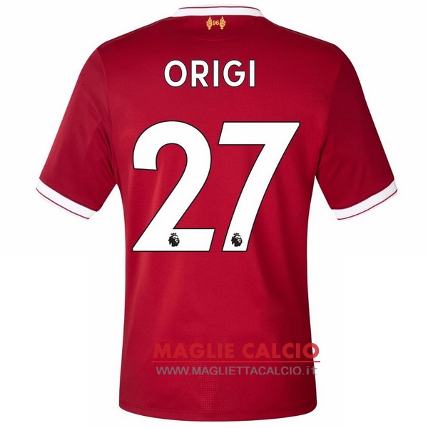 nuova maglietta liverpool 2017-2018 origi 27 prima